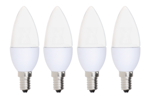 Simply Conserve B11 Frosted Candelabra 5W Dimmable (4 pack)