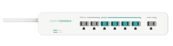 Simply Conserve Tier 1, 7-Outlet Advanced Power Strip | Entergy