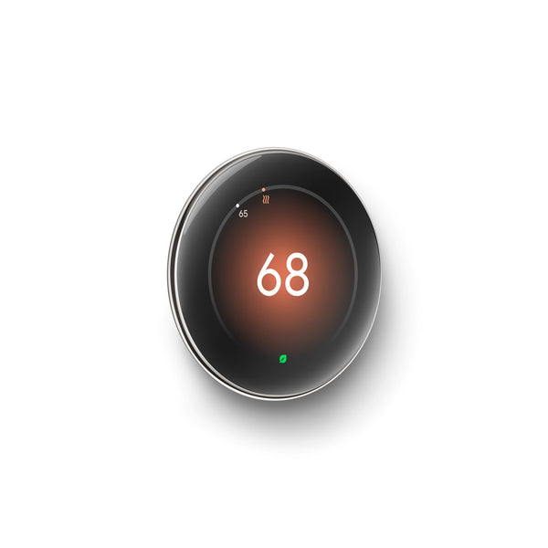 Google Nest Learning Thermostat Gen 4, Polished Silver