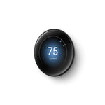 Google Nest Learning Thermostat Gen 4, Polished Obsidian