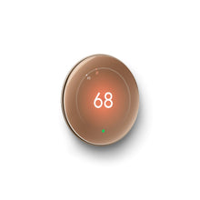 Google Nest Learning Thermostat Gen 4, Polished Gold