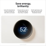 Google Nest Learning Thermostat Gen 4, Polished Silver