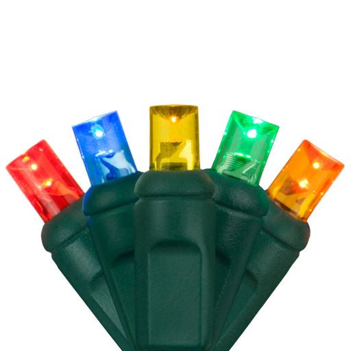 5mm Wide-Angle Multicolor LED Holiday Lights